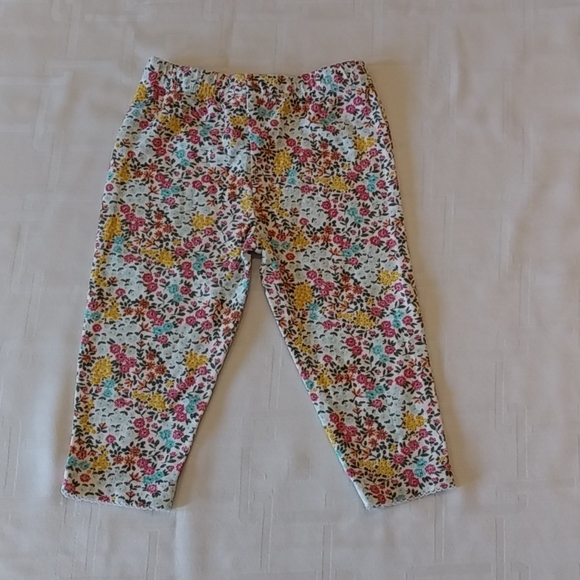 Carter's Girls Size 9 Month Old Flowered Leggings - Picture 4 of 7
